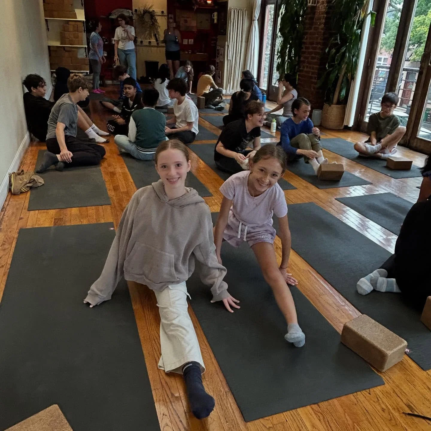 Worth the walk in the rain for the 8th grade trip to take a meditation and yoga class at Yoga Agora! 

Shout out to Ms. Kumar for organizing this incredible experience for the 8th grade, and thanks to the parent chaperones. Thanks to @yoga_agora for 