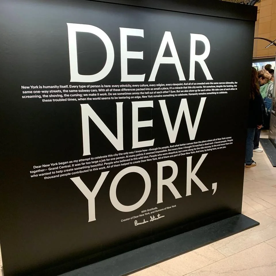 Another huge shout out 11th graders Clara and Shatarupa and 7th grader Alexander for their inclusion in the Dear New York exhibit at GCT! Their photos are featured now, check it out!