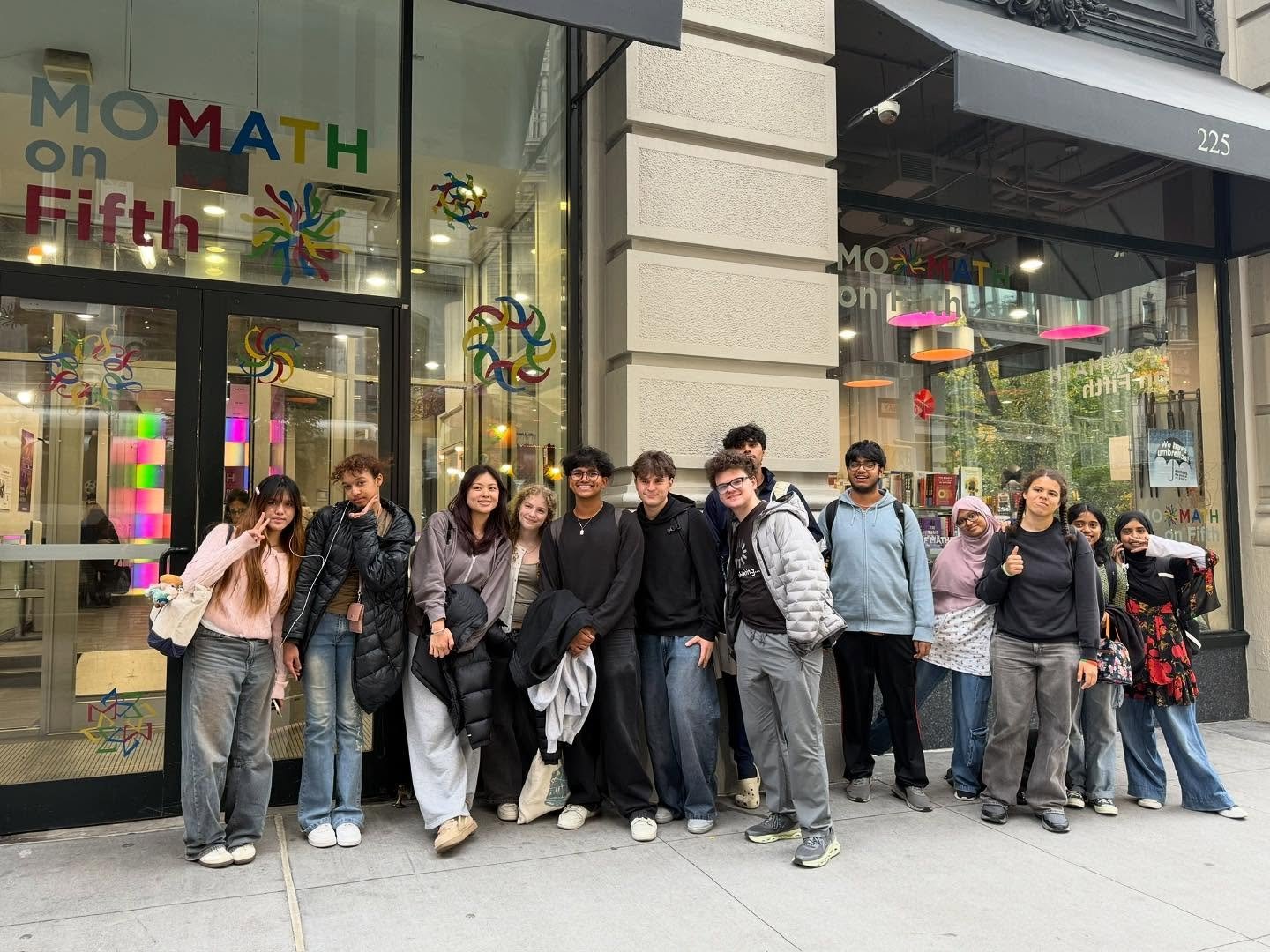 Another amazing afternoon at the Math Encounters event at the MoMath with Ms. Lamprini and Ms. Mun, here&rsquo;s their update below:

Seniors, juniors and a sophomore attended an engaging Math Encounters presentation at the Museum of Mathematics led 