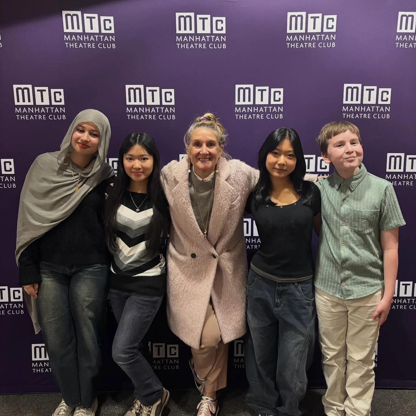 Ms. Hinson and our BSGE thespians at MTC this weekend!