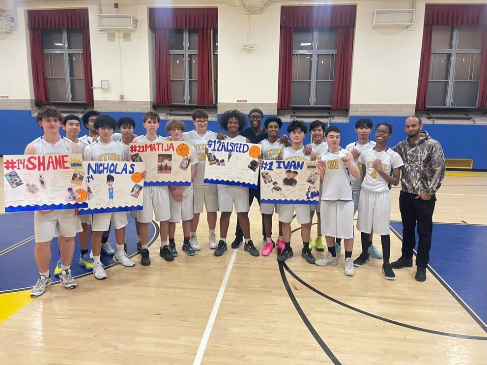 So many exciting things buzzing at BSGE! Congrats to our boys basketball team, as they celebrated our seniors last night and secured another W for the season. Off to the playoffs!

#nogymnoproblem #butpleasegiveusagym
