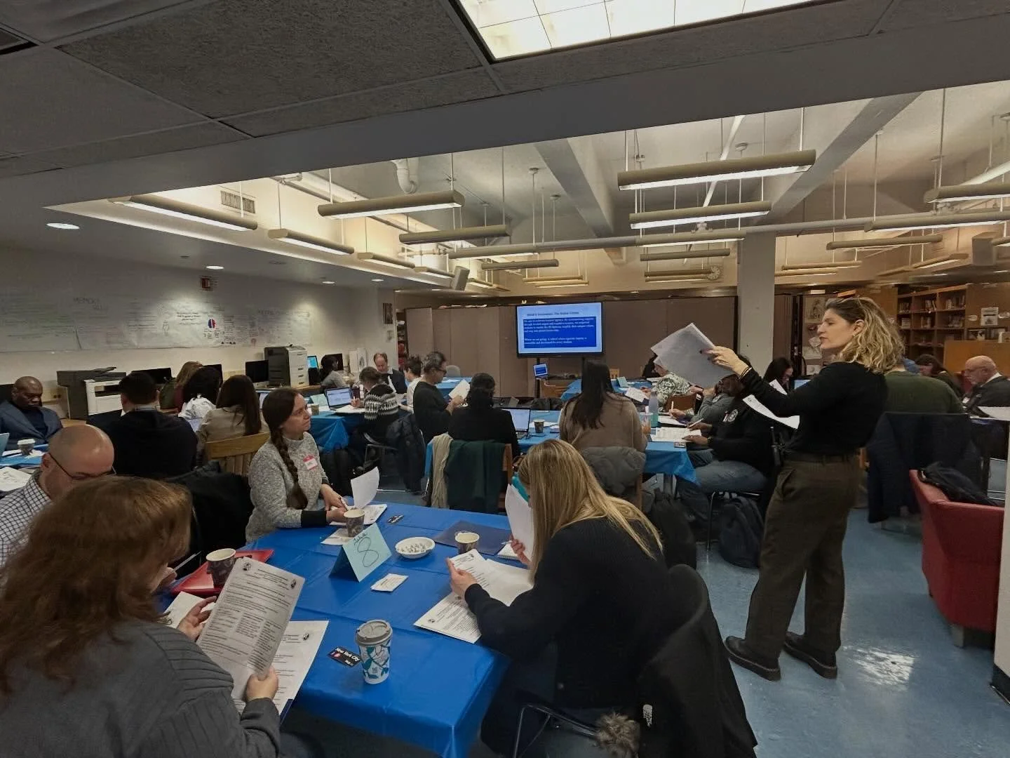 BSGE hosted an IB Consortium instructional visit today and welcomed over 40 guests from other NYC IB Schools, central and district offices, and the IBO. 

Visitors had an opportunity to learn more about our IB program, visit classrooms, and engage in