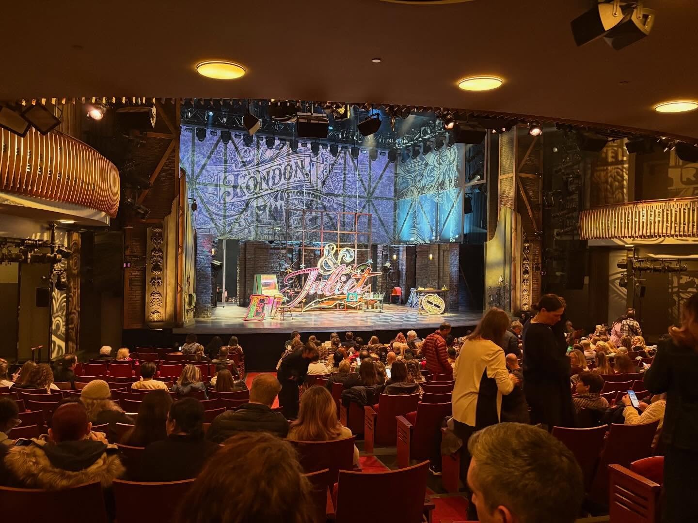 Ms. Klidonis brought the 7th grade to see &amp; Juliet, a perfect fit after reading Shakespeare&rsquo;s work!