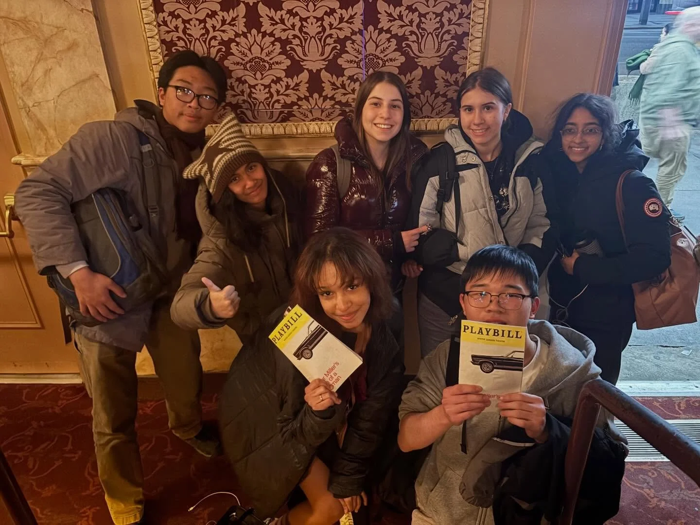 Huge thanks to Ms. Hinson who took students to see the new version of Death of a Salesman on Broadway this week! Great show.