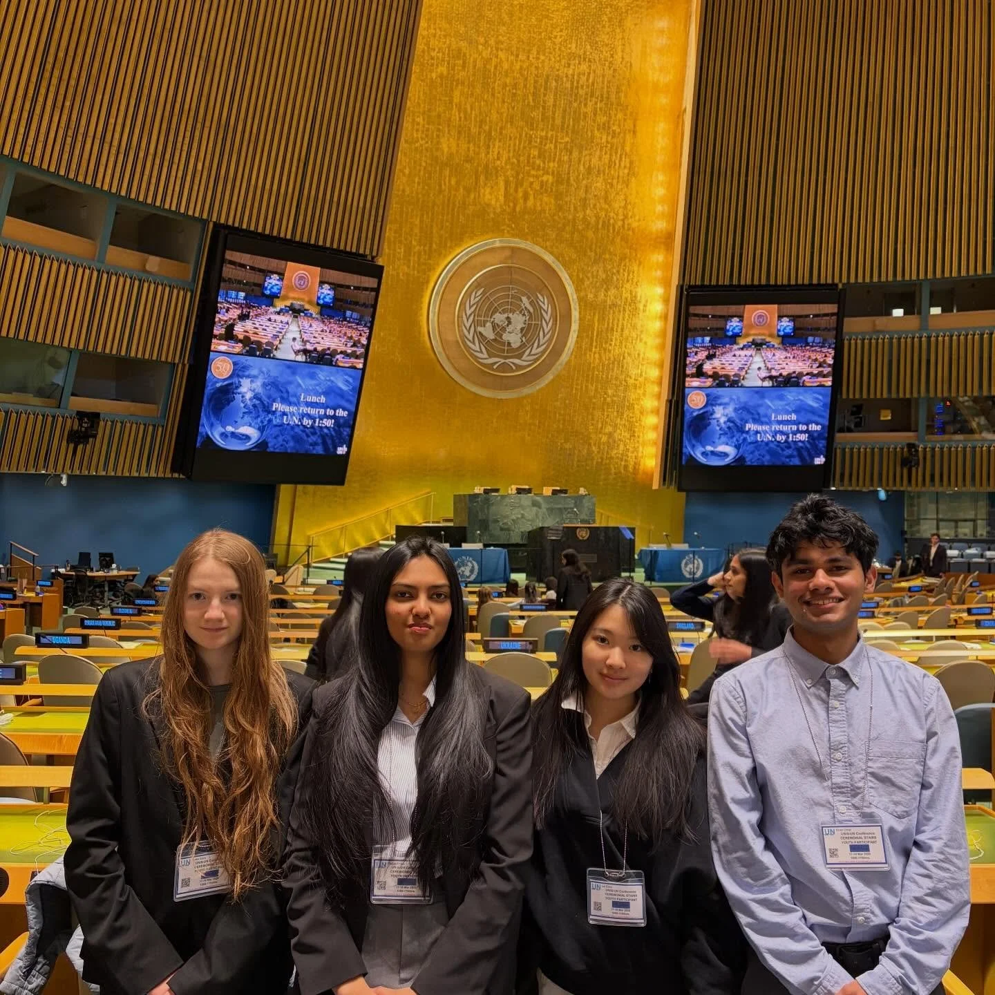 🌍 BSGE at the United Nations! 🇺🇳

Our students had the incredible opportunity to participate in the 50th Annual UNIS-UN Conference at the United Nations General Assembly Hall! 

This year&rsquo;s theme, The Price of Progress: Rethinking the Next F