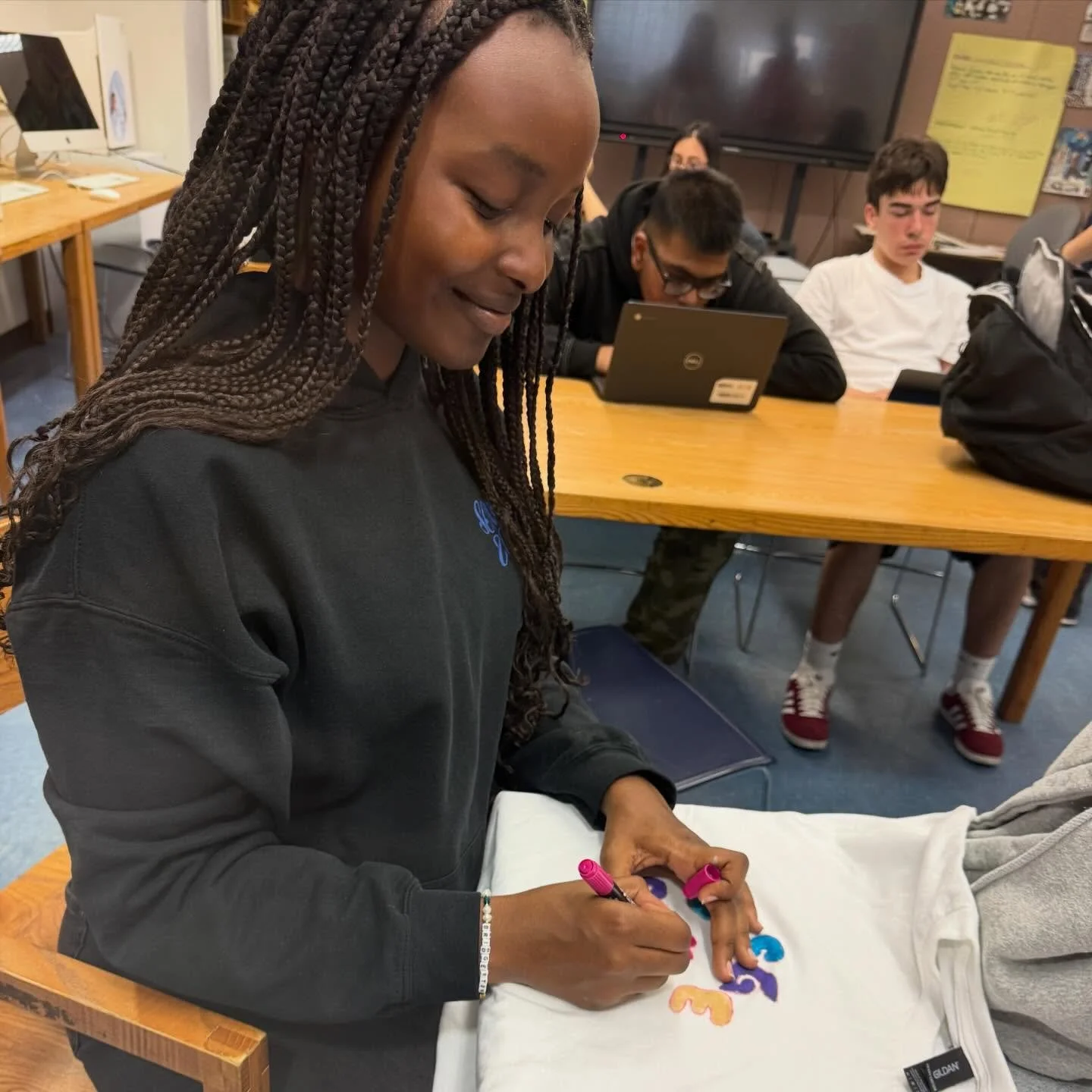 Getting ready for our friends from South Korea! Final preparations for Tuesday, when BSGE again hosts SNFL students and staff for a day of learning and connecting.