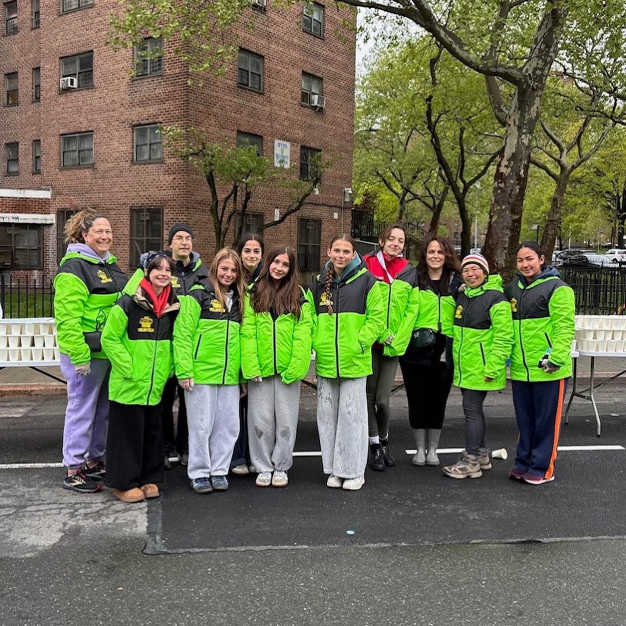 Thanks to our incredible BSGE volunteer squad at the NYC Runs BK Experience Half Marathon this past weekend! Students, staff (Mr. Rabs and Coach Karcher), and families were up early to cheer on the runners and pass out water.

This event raised a sig