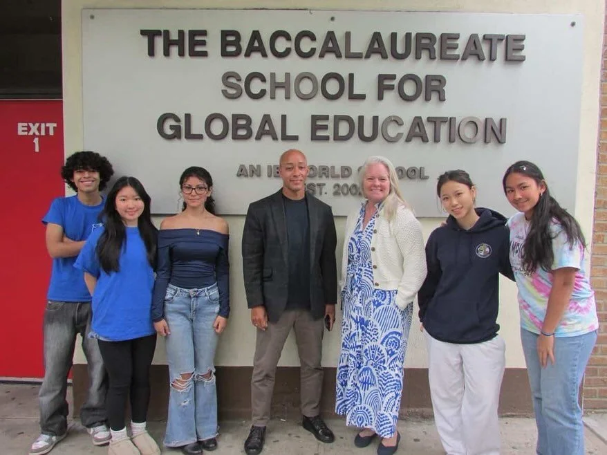 Yesterday we hosted Alain Leroy as our Principal for a Day with @pencilorg 

Principal Alain had time to meet with students and staff as well as visit classes (and code with Shantanu&rsquo;s class!). His message to our students about the importance o