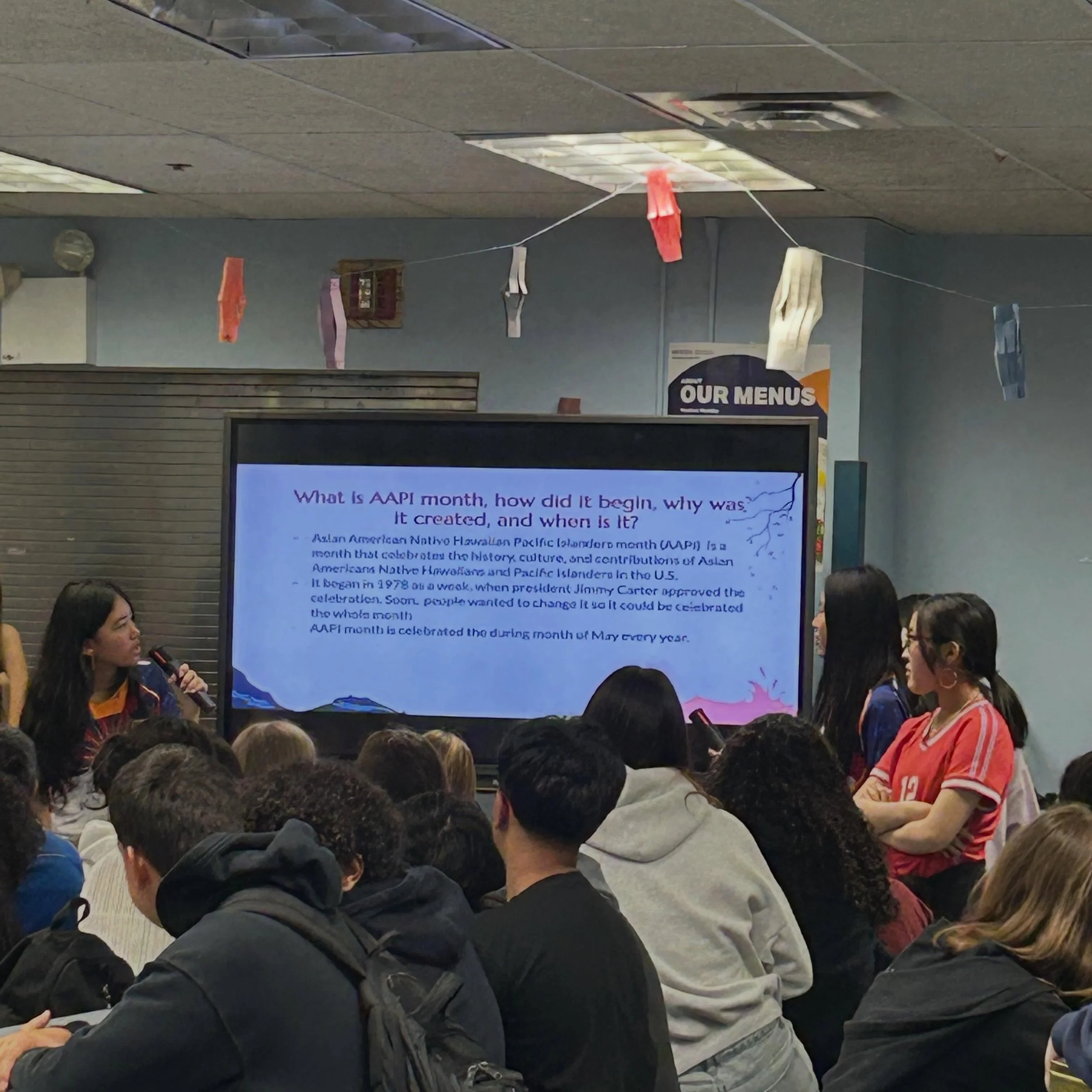 Thanks to Ms. Gallo and the incredible team of students who hosted the AAPI Town Halls in celebration of Asian American Pacific Islander Heritage Month! The presentations were fun and interactive!
