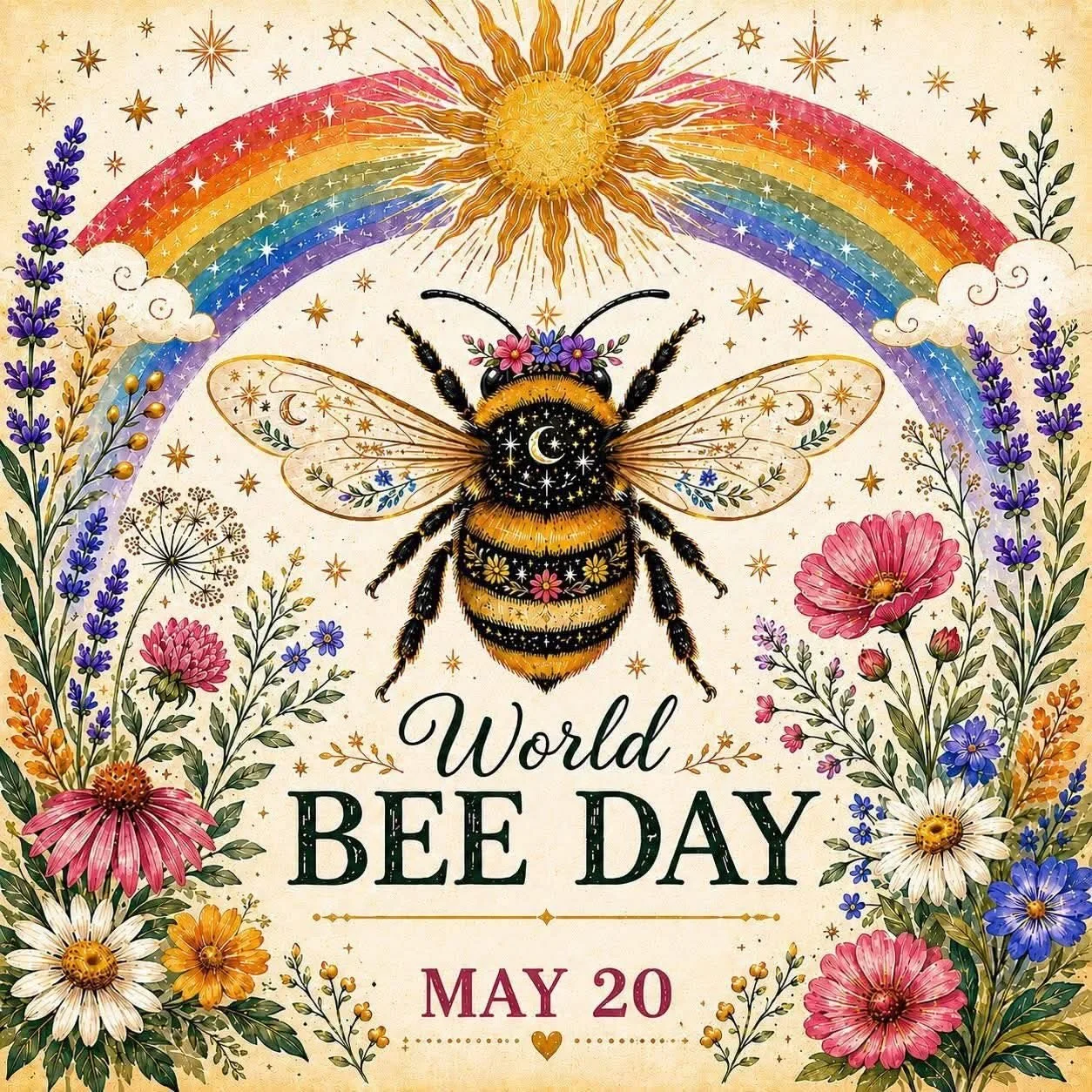 And of course we need to stop and celebrate World Bee Day! 

We saw the hives today at Sky Farm LIC, bees are important for environmental health and impact humans in so many ways! Go Sting 🐝