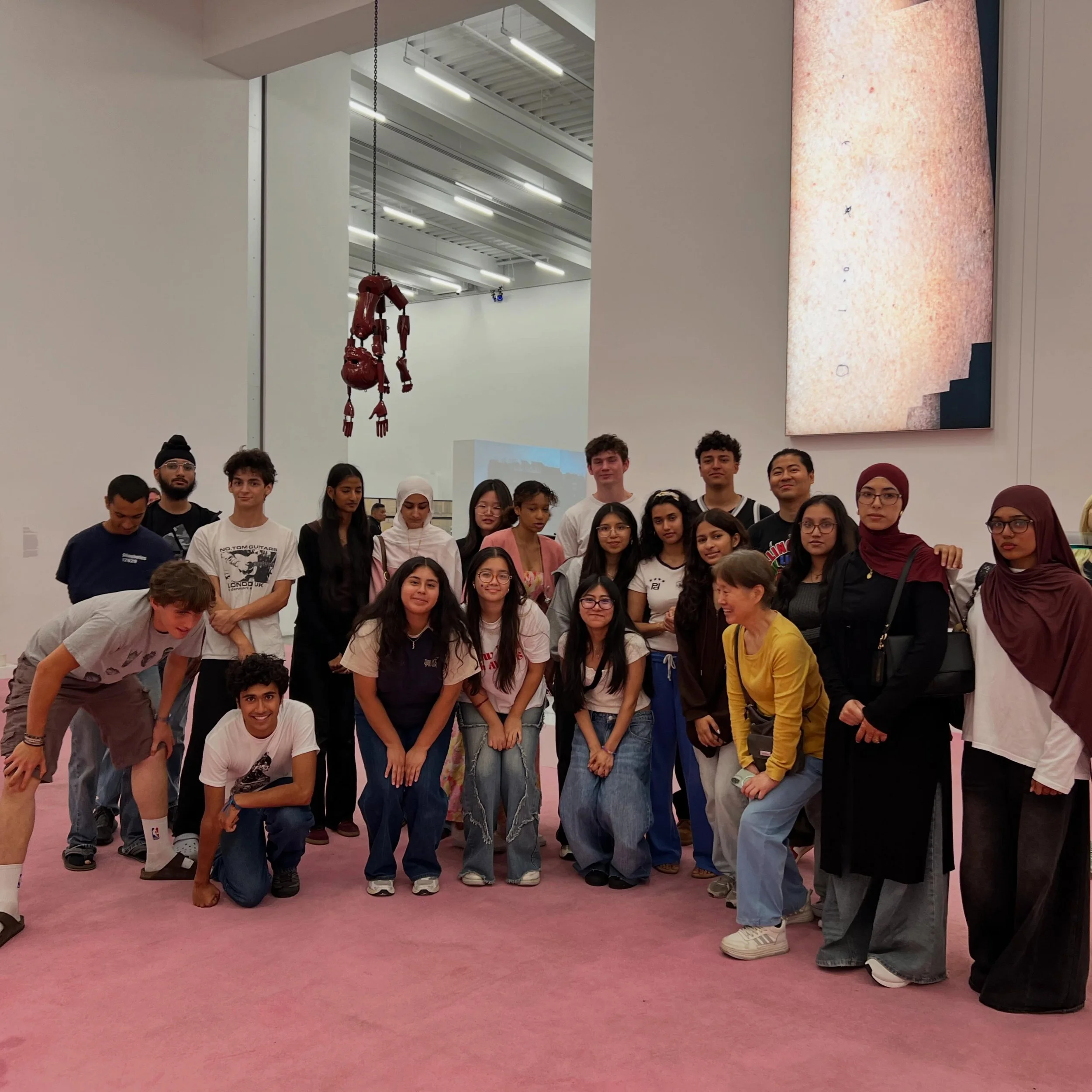 Thanks to Ms. Xia and Mr. Kyaw for taking our 12th grade Mandarin students to Manhattan yesterday to visit the New Museum and walk around Chinatown! Everyone has a great time (not featured: all the food they enjoyed!).