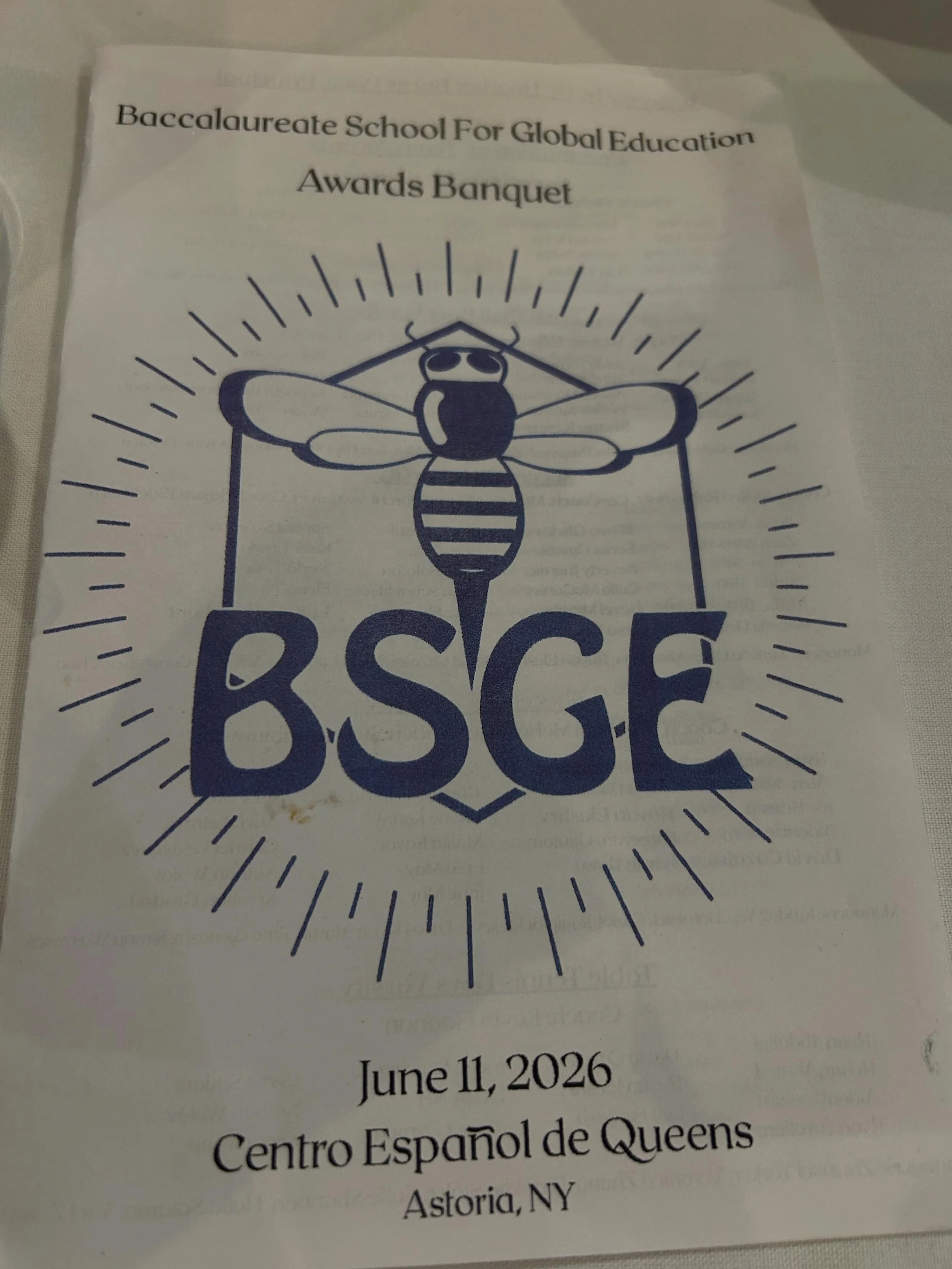 BSGE Awards night was great fun! Thanks to our PTA, family members, staff, coaches, athletes, competitors, volunteers, and parents who made this event possible and fun. Special shout out to AD Mehan and all our athletic and academic coaches, and spec