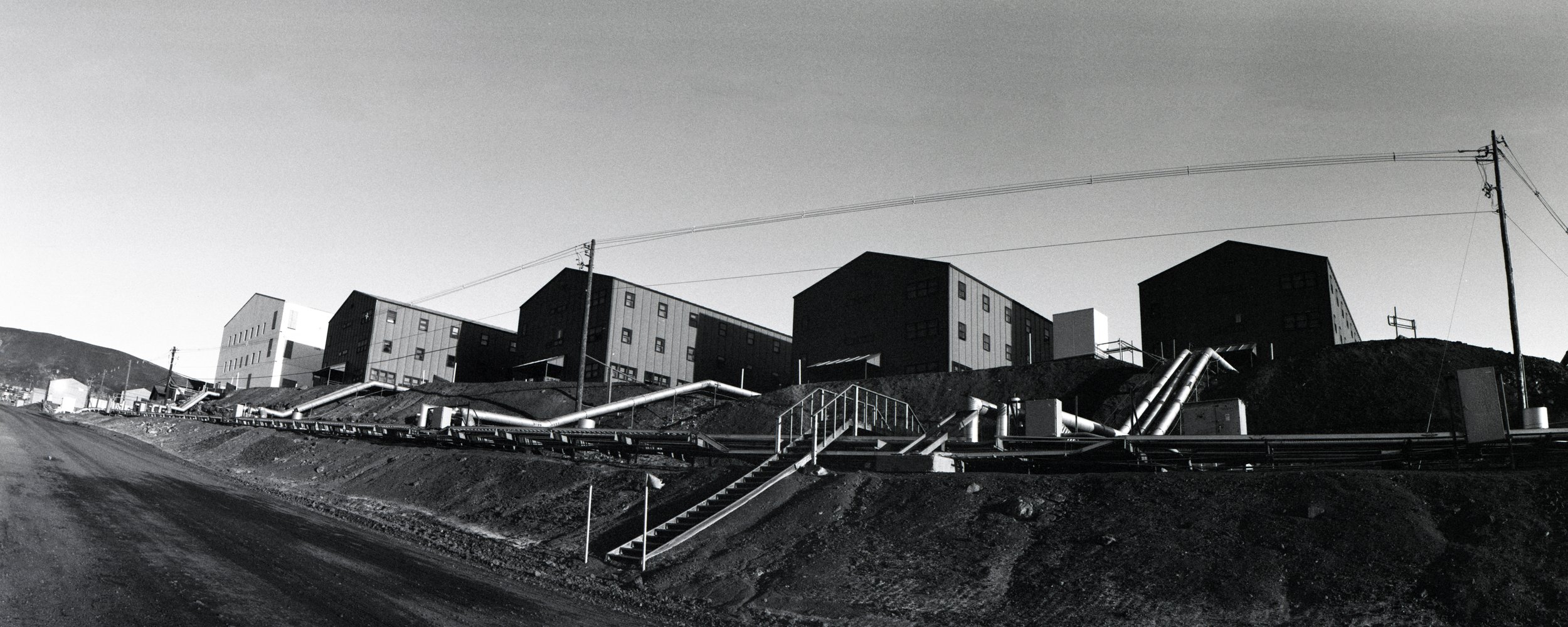 "Uppercase" dormitories. McMurdo Station (36" x 90" print)