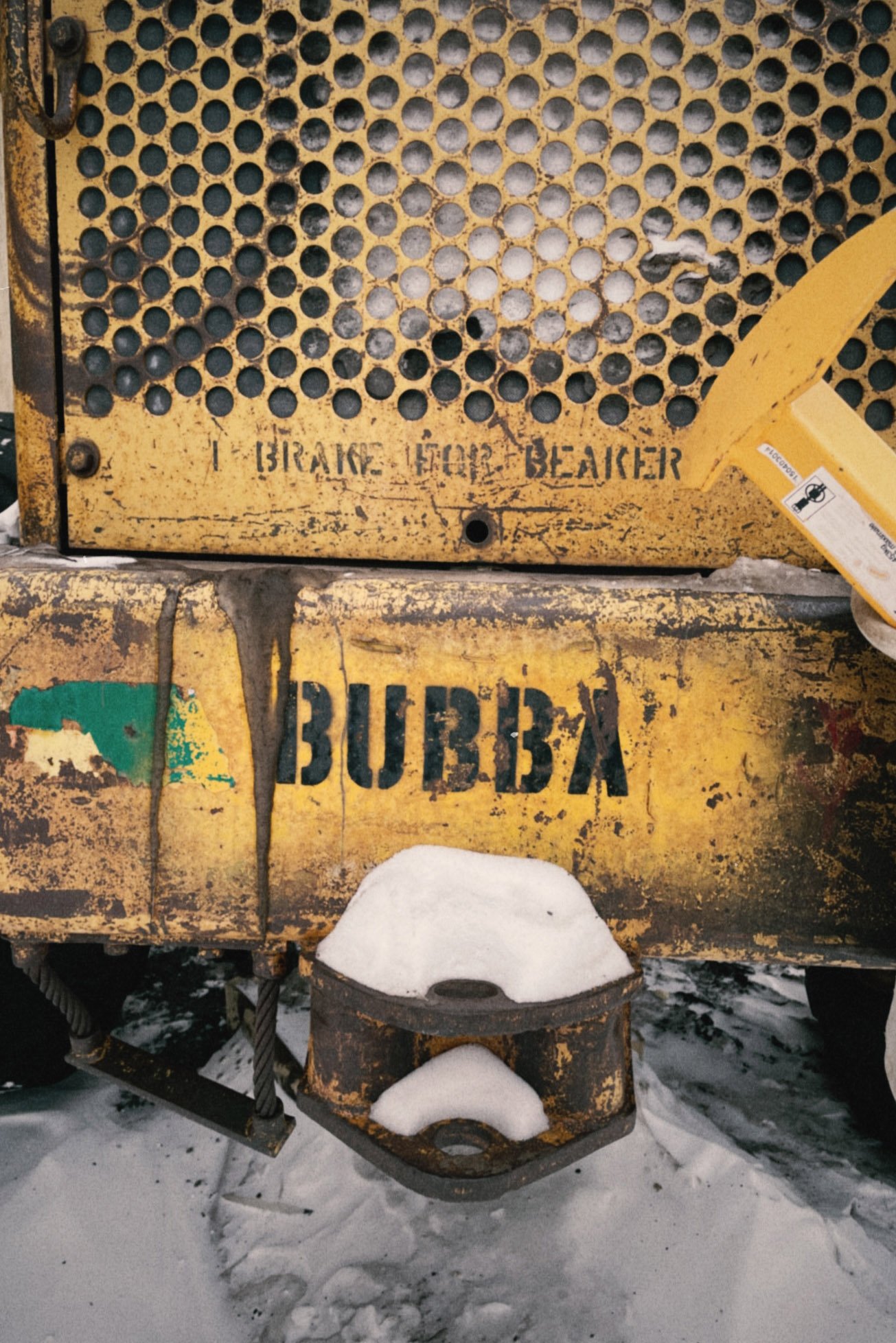 Bubba the carp loader. McMurdo Station (15" x 10" print)