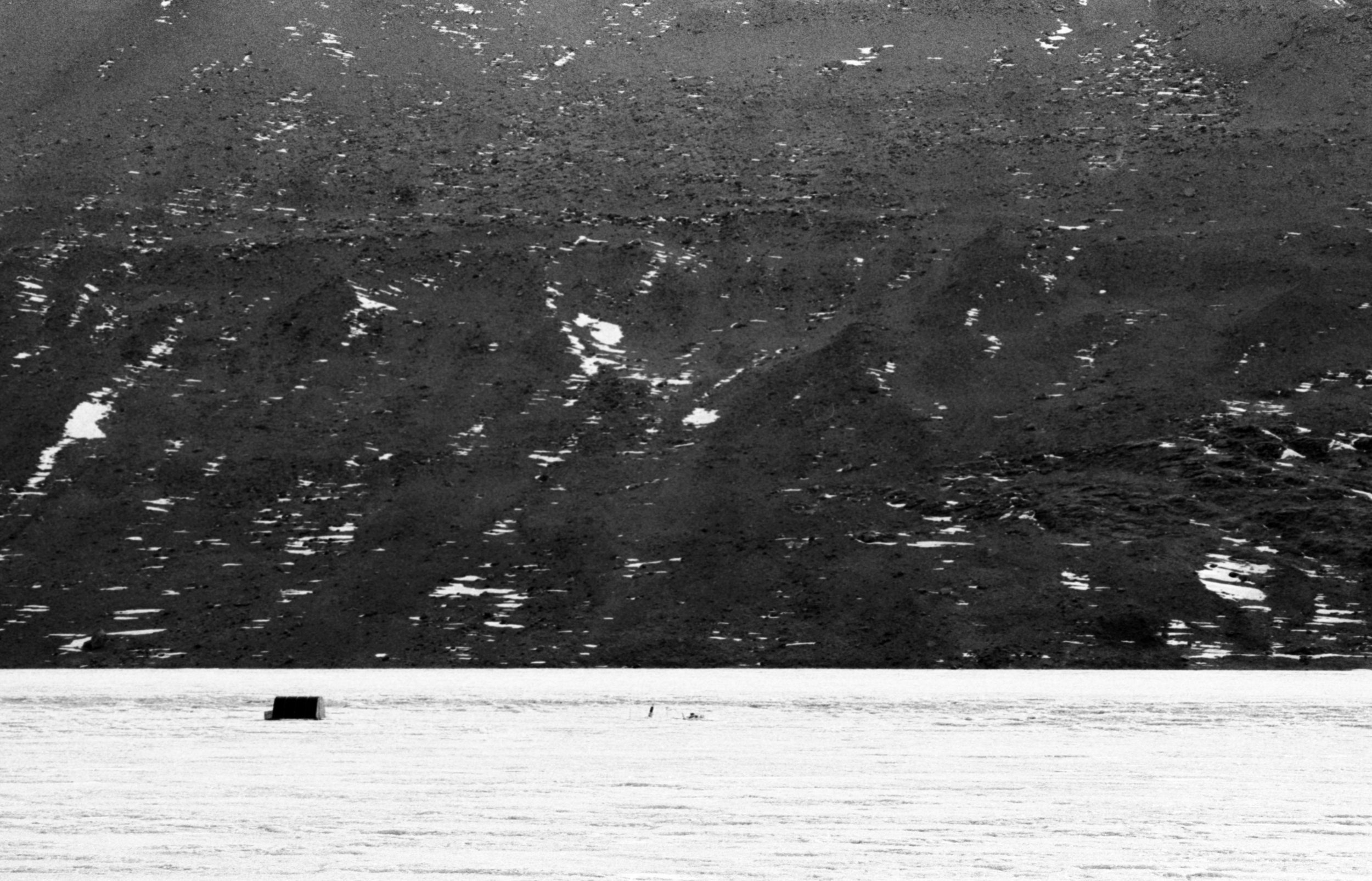 Polar Haven tent on Lake Fryxell. Dry Valleys (10" x 15" print)