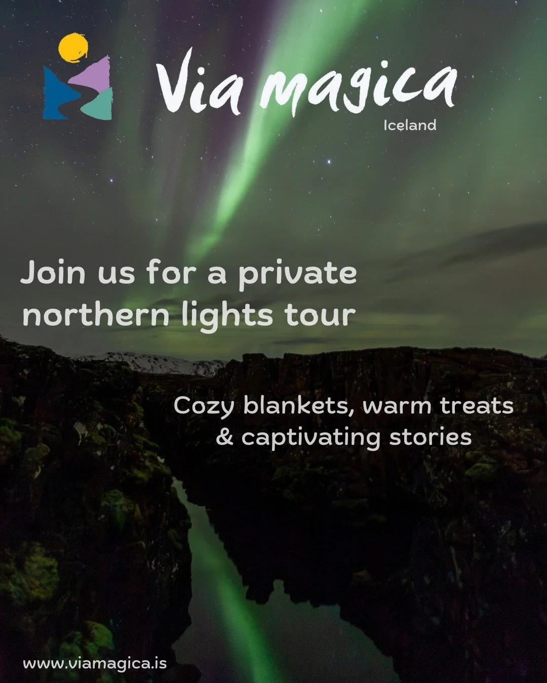 You can book a Northern Lights tour with us by sending us an message or visit our website www.viamagica.is/contact.
#visiticeland #visiticeland🇮🇸 
#northernlights #northernlightsphotos #northernlightsiceland #northernlightsphotography