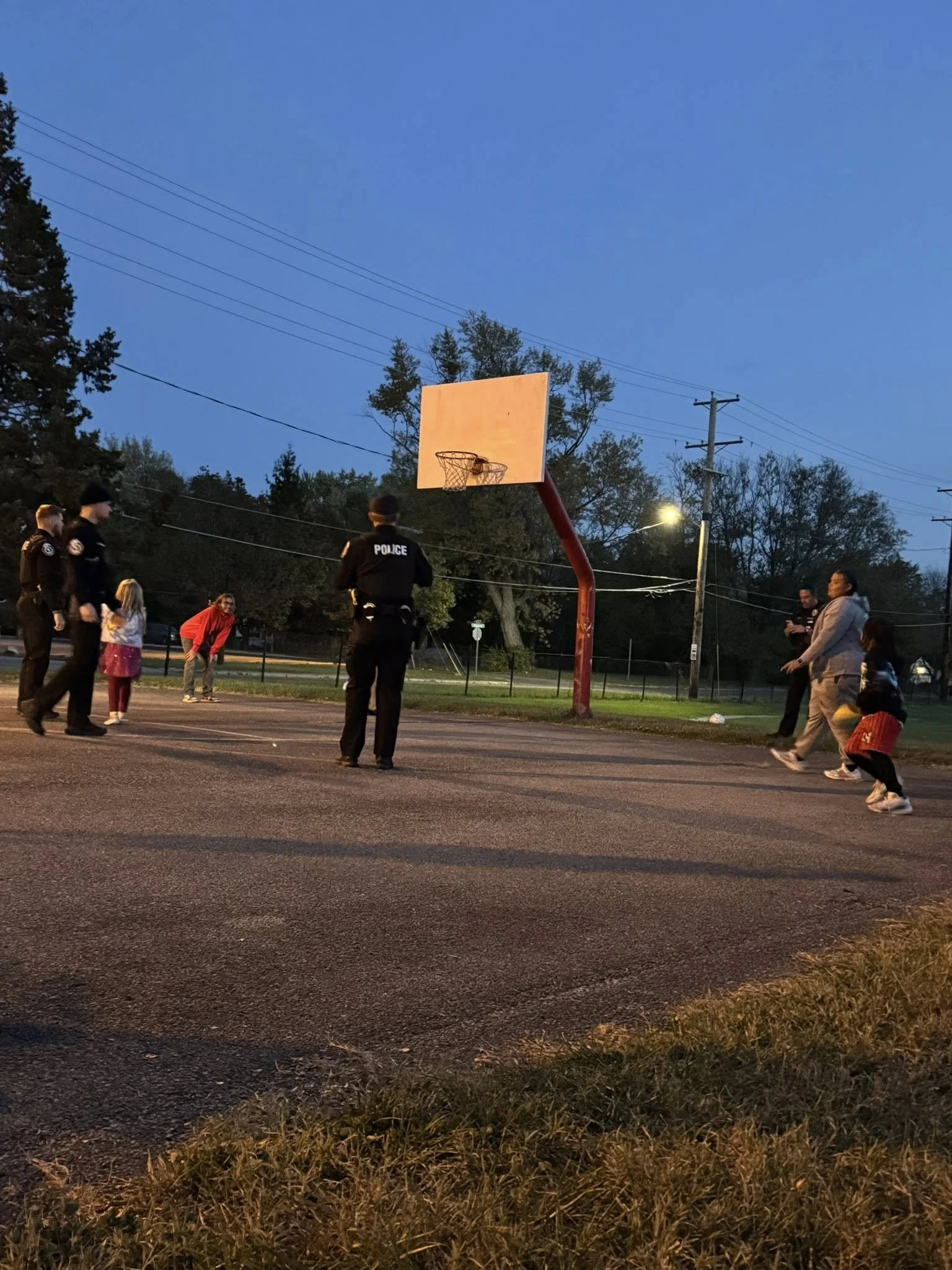 Muncie Southside Kickball with Local Officers