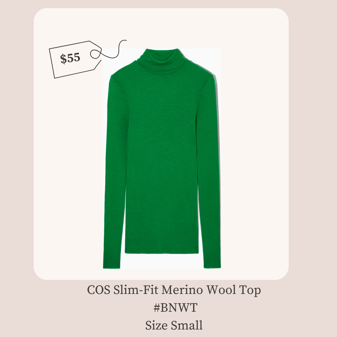 MERINO WOOL TURTLENECK TOP