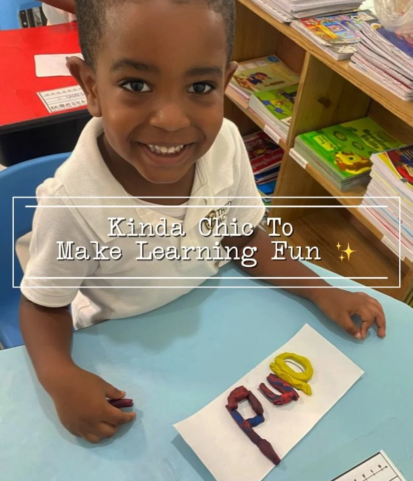 Trust the process ✨. From squishing Play-Doh, into letters, to that bright smile at the finish line. This is learning in action. We love watching our students dive into hands-on activities like this because it keeps them curious, engaged, and having 