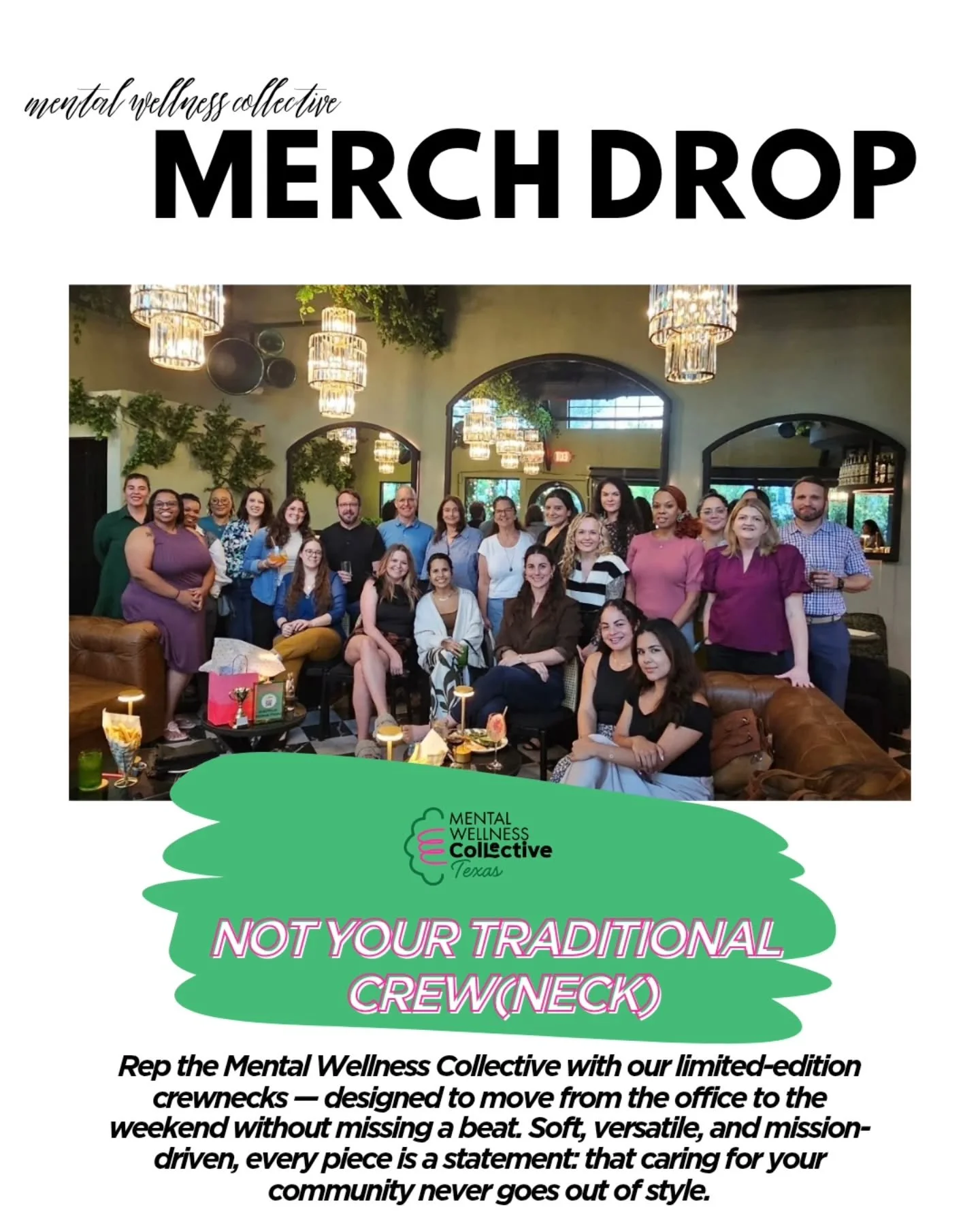 From the office to The Happy Hour...and everywhere in between, supporting mental wellness has never been so easy...or looked so good.

Pre order now in our biolink!