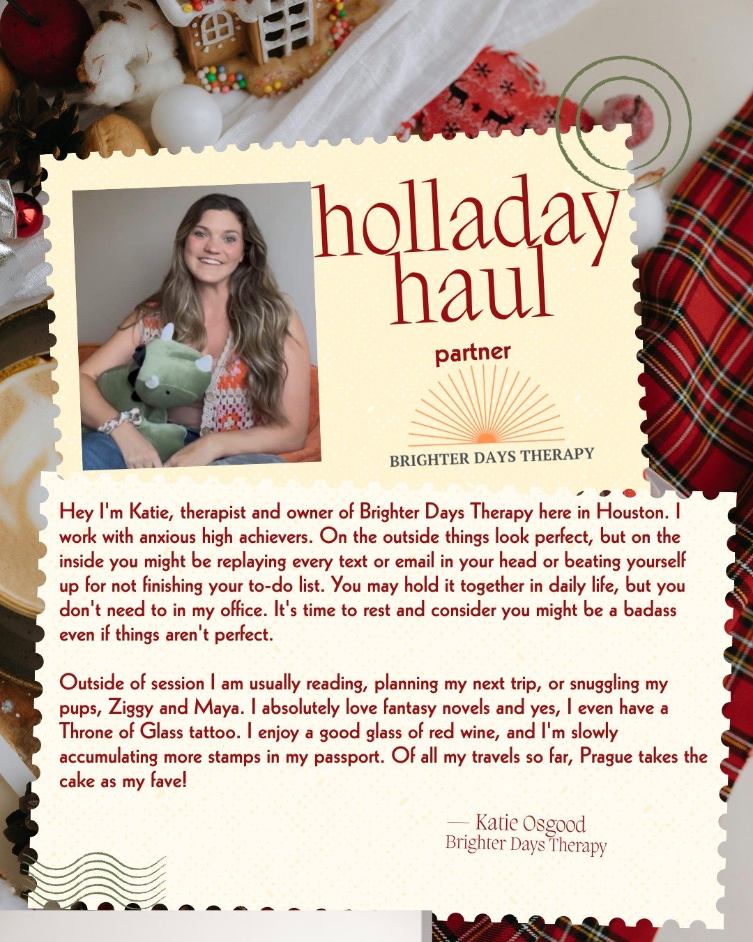 Day 3 of our HOLLAday Haul is here!

Same simple entry: follow all accounts in the collaborative post (@thesneakerheadtherapist @winged_transformations @brighterdayshtx )and comment something you're grateful for. Winners announced tomorrow in our Sto