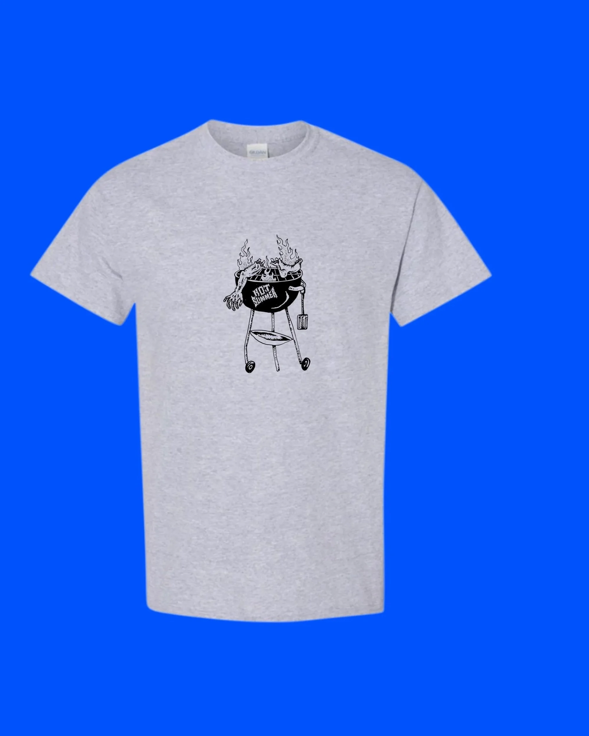 BBQ - T Shirt Light Grey