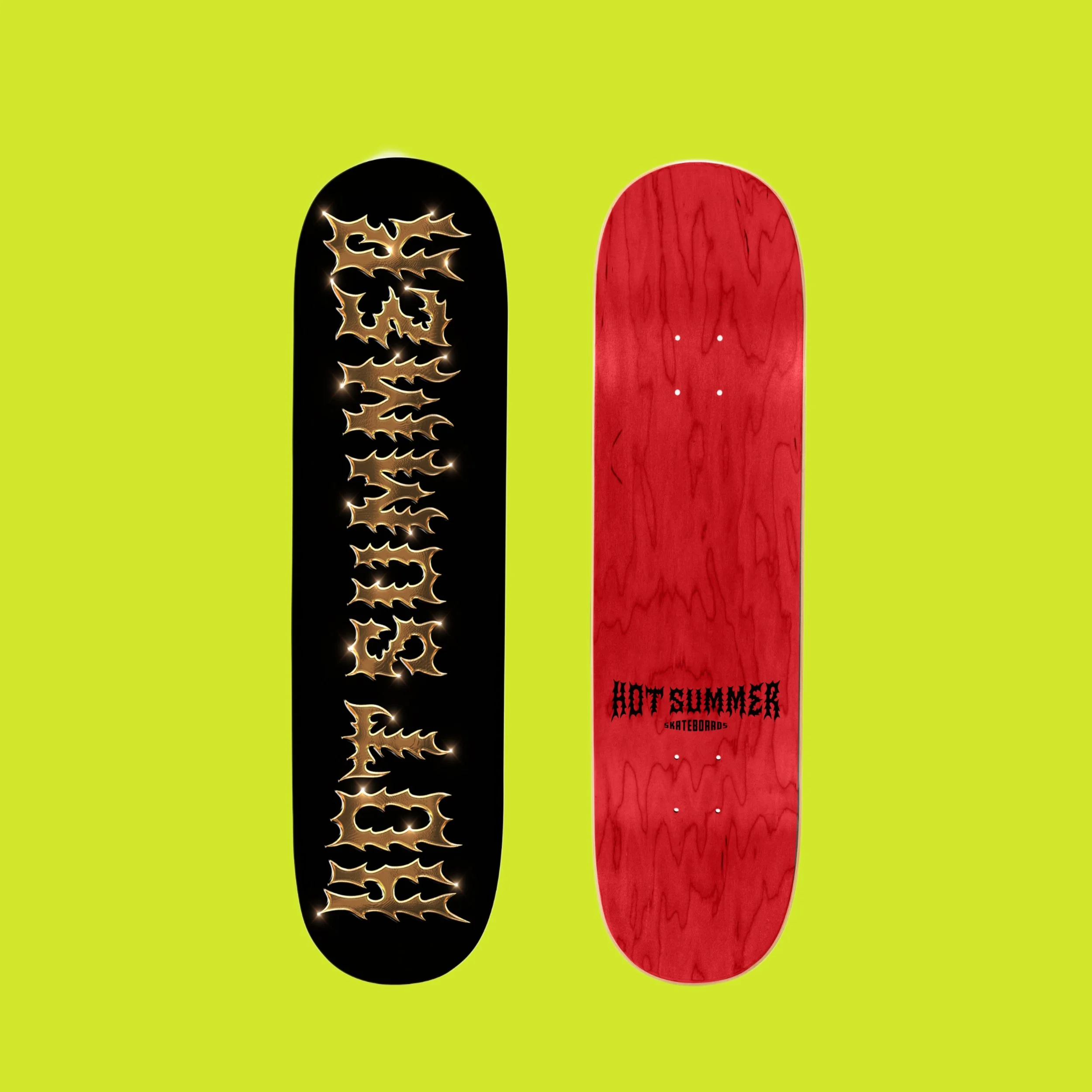 8.375 Gold Logo Twin Tail Popsicle