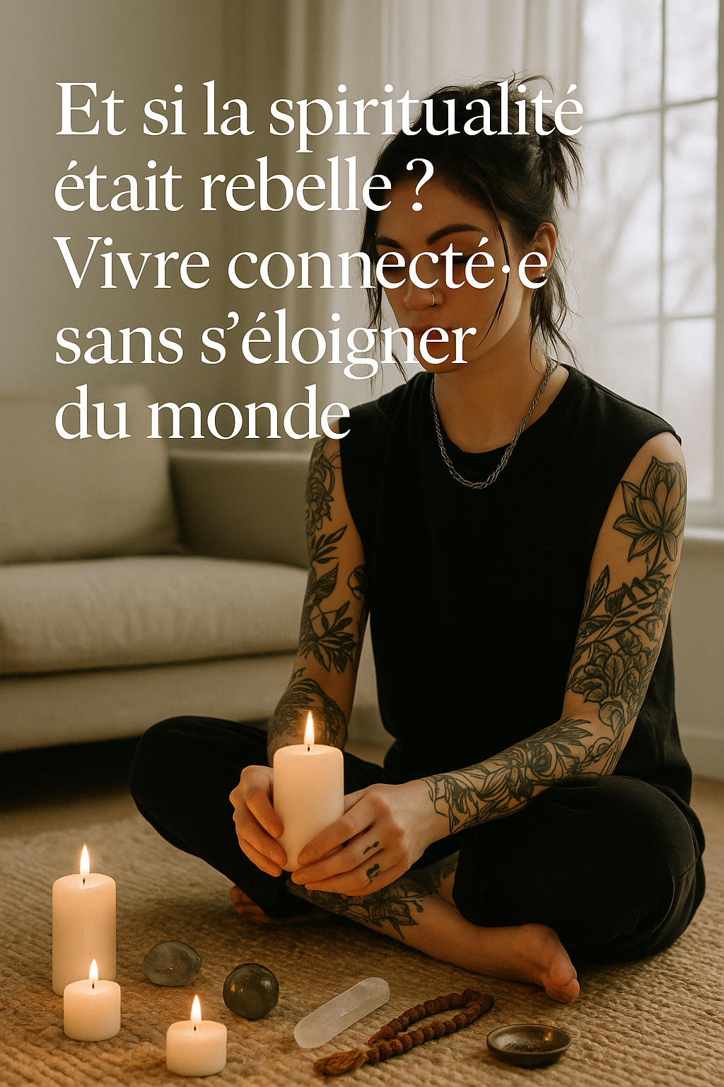 Et si la spiritualité était rebelle ? Vivre connecté·e sans s’éloigner du monde