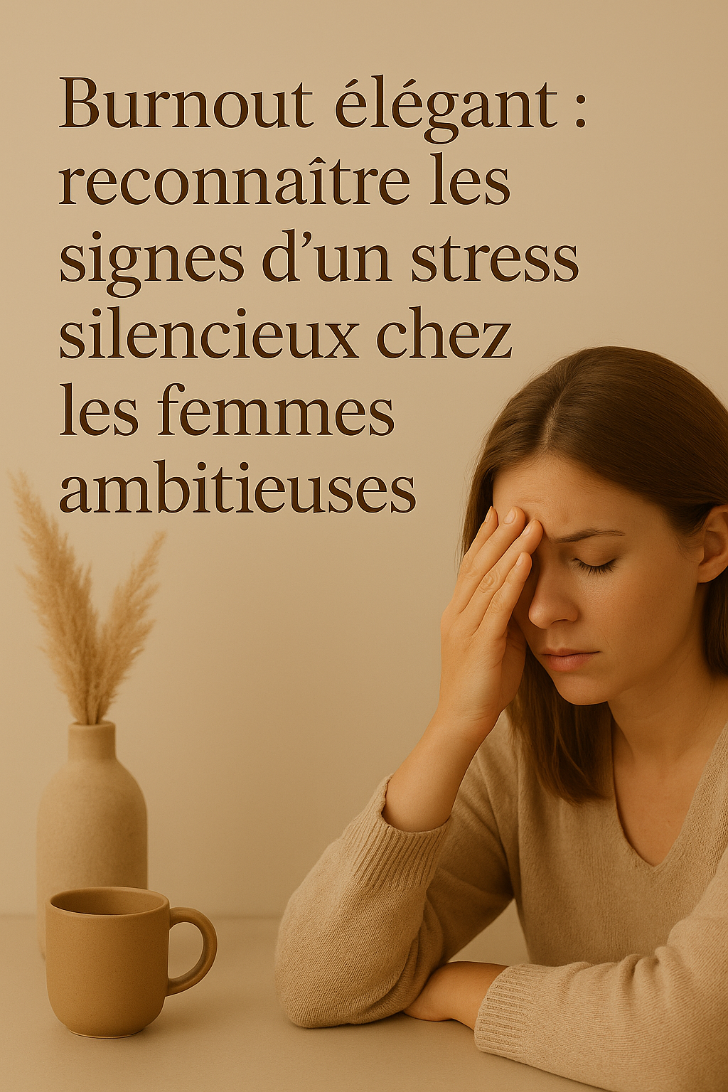 Burnout élégant : reconnaître les signes d’un stress silencieux chez les femmes ambitieuses