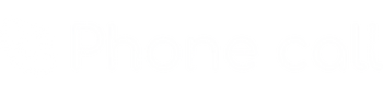 Icon of a phone call with the words 'Phone call' written beside it.