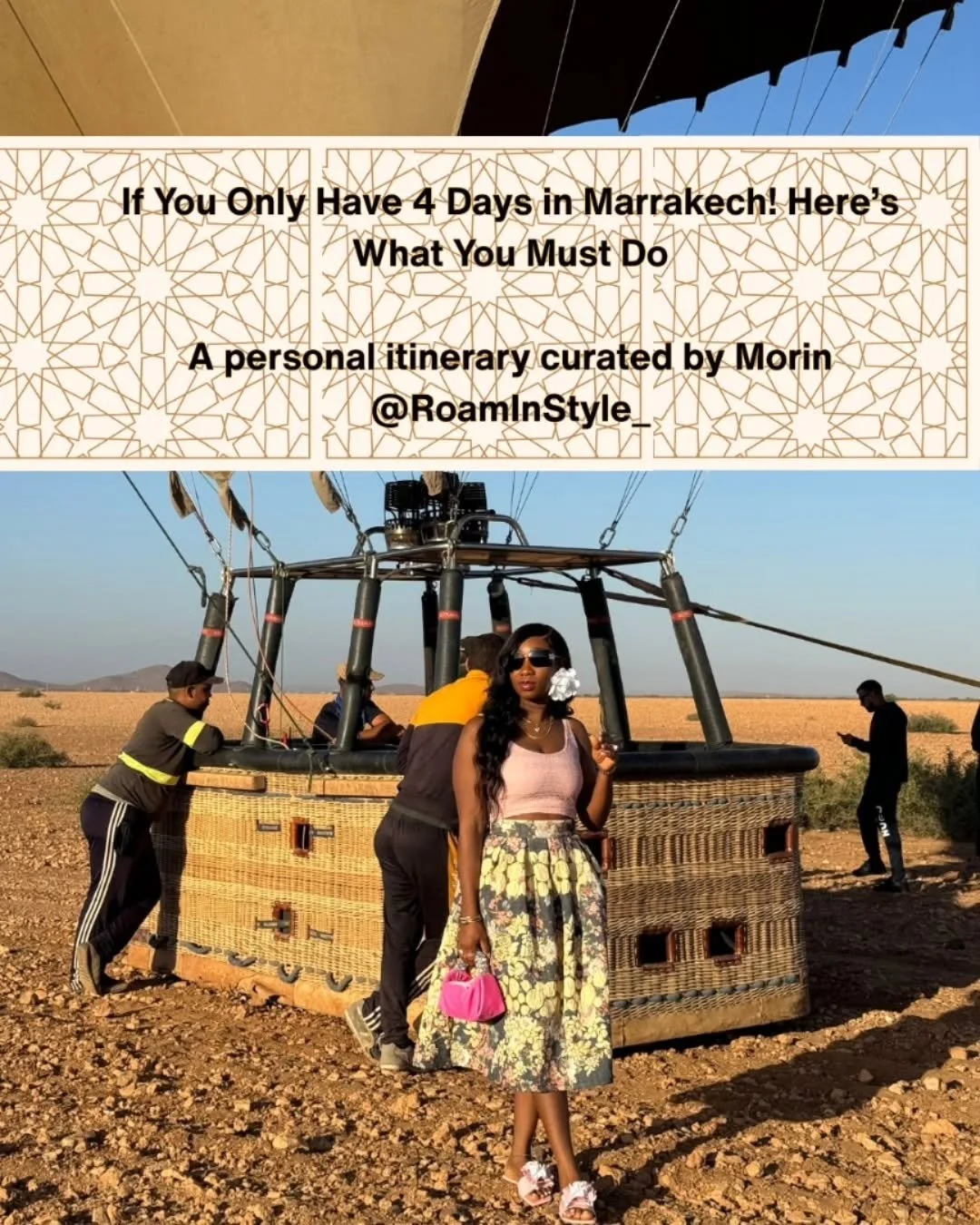 Four unforgettable days chasing Marrakech&rsquo;s kaleidoscope dreams ✨
The spirit of Marrakech stays with you forever ❤️&zwj;🔥

#roaminstyle #marrakech 
#wanderlust #fourseasonsmarrakech 
#yslmuseummarrakesh #morroco🇲🇦❤️ 
#TravelTipsAndTricks #va