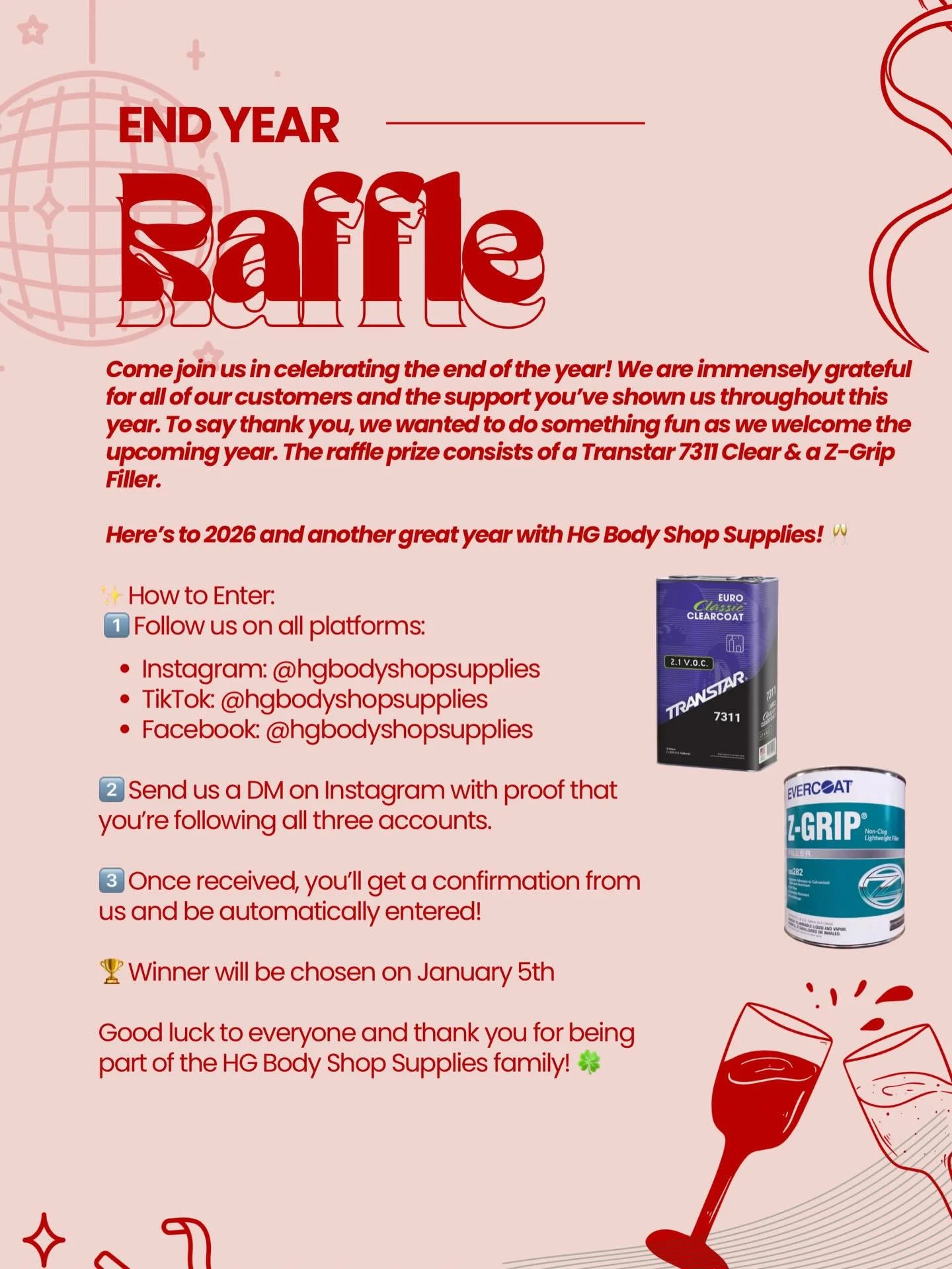 Acomp&aacute;&ntilde;enos a celebrar el fin del a&ntilde;o !! Estamos inmensamente agradecidos con todos nuestros clientes por el apoyo que nos brindaron durante este a&ntilde;o. Para agradecerles, queremos hacer algo divertido para darle la bienveni