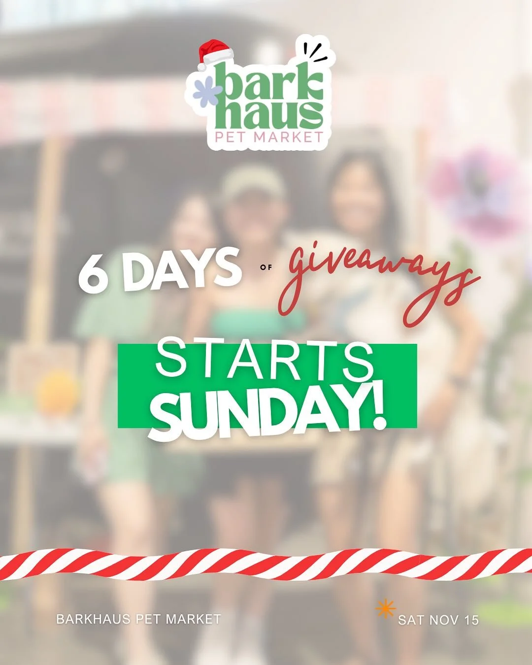 🎁 Who&rsquo;s ready to start the #barkhaus6daysofgiveaways ?! 

Starts tomorrow!! A huge thank you to our sponsor vendors!! 
@ai.pet.shop 
@caminedoggear 
@fampetsvibes 
@furis_pet 
@gpf_burnaby 
@iwooftreats 
@khyberspetco 
@korrikopet 
@shopkumaru
