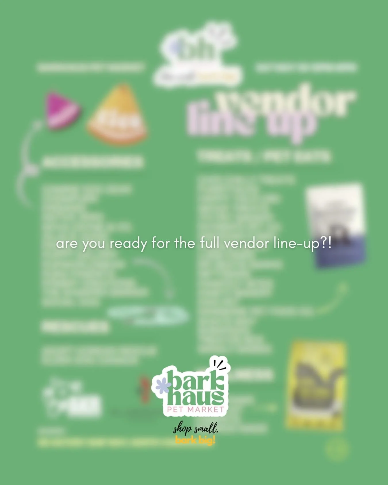 🌻 Are you ready for the full @barkhausmarket vendor line-up?! 

#barkhausmarket #barkhauspetmarket #smallbusiness