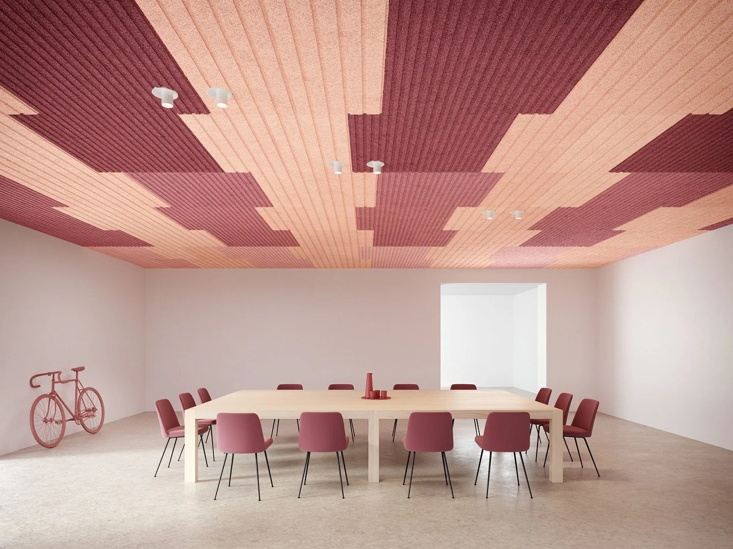 It&rsquo;s giving sound absorption *and* sex appeal.

#BAUX #AcousticDesign #SustainableInteriors #ScandinavianStyle #CommercialDesign #TheDavisPartners