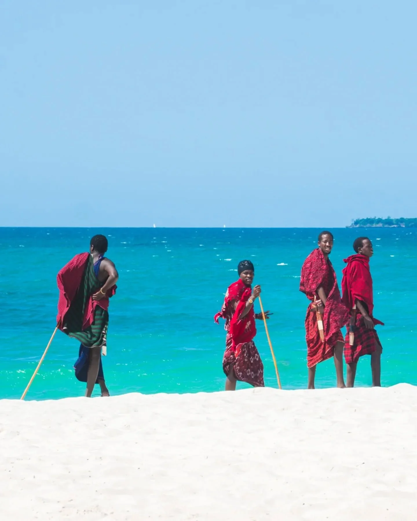 The Maasai are probably the most recognisable of the 120 tribes here in Tanzania. They can usually be seen carrying weapons while wearing their Maasai shuka, a checkered cloth where the colours represent strength, bravery, life, the sky, water, or th