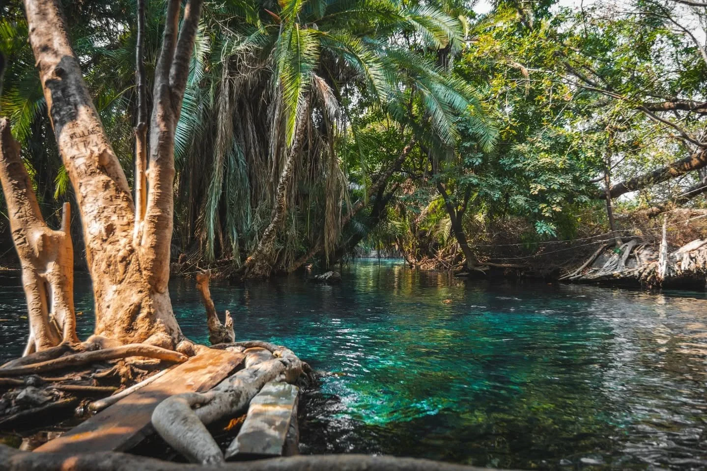 An all natural geothermal hot spring that I would consider more lukewarm than hot
