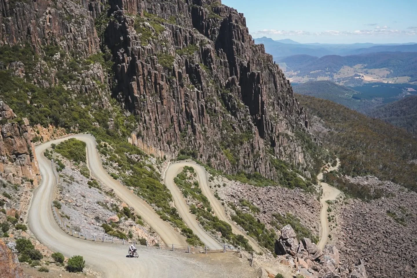 Day 3 Bikepacking The Tassie Traverse: Ben Lomond National Park > Scottsdale via Jacob's Ladder. 79.64km 1450m elevation gain. 

A not-so-early wake up to ride up Ben Lomond. None of us have really caught up on sleep the last couple of days so wit