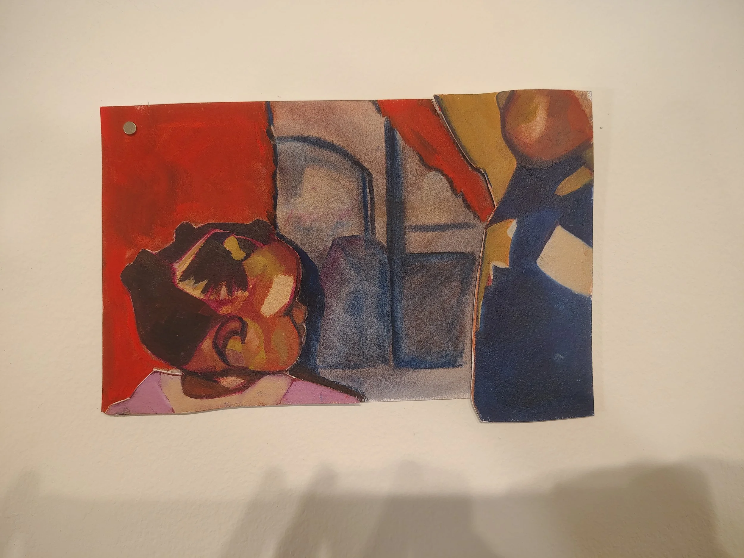 turn - oil paint on paper, ~6 in x 9 in