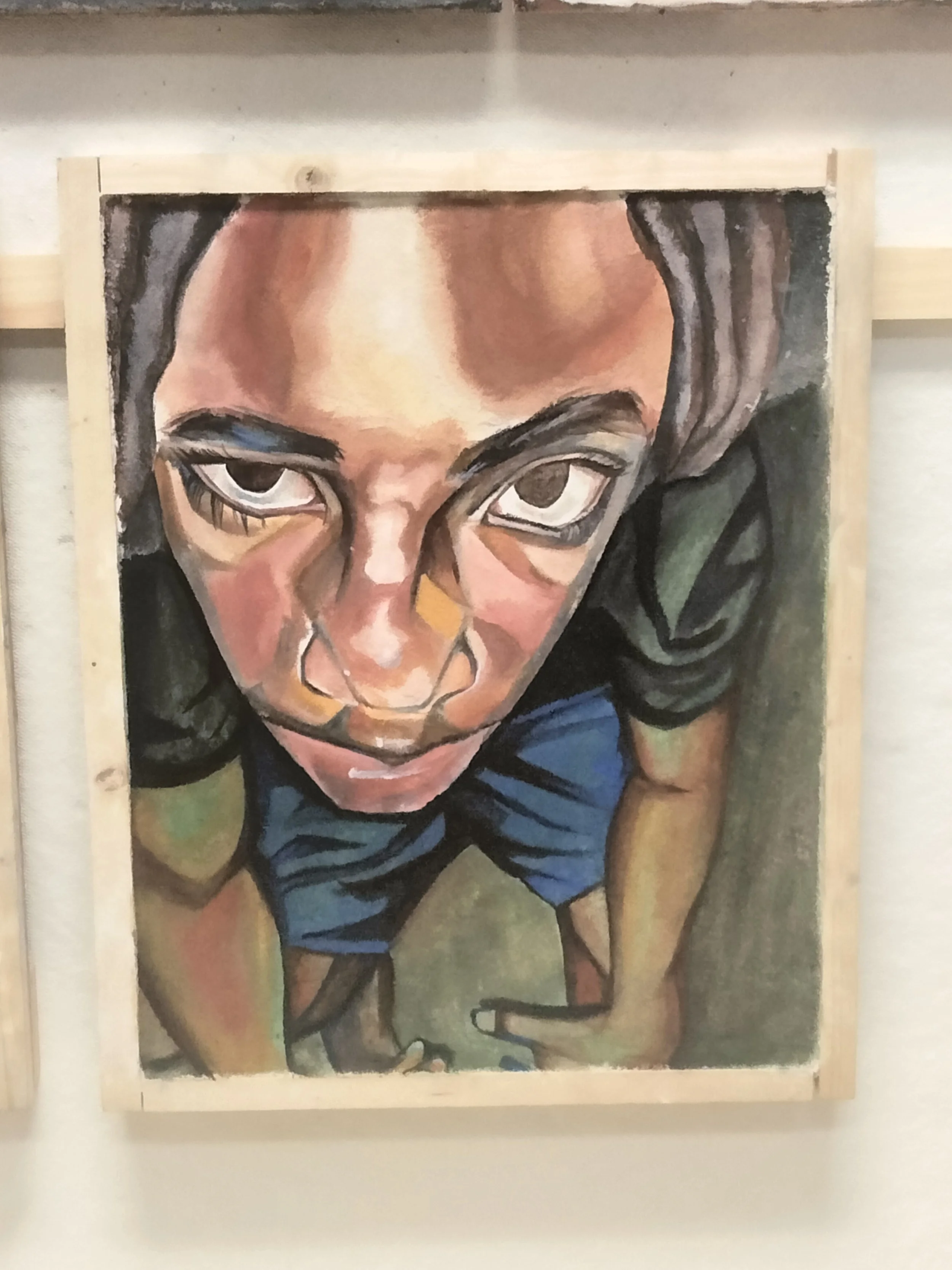 taj - fresco painting (mineral pigments)