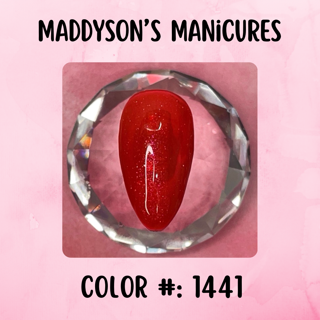 OPI Gel: Left Your Text on Red (#1441)