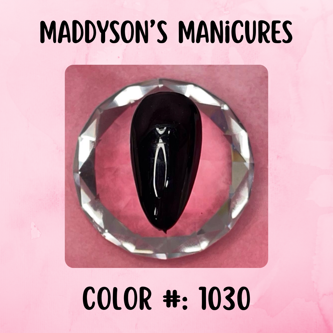 OPI Gel: Black Onyx  (#1030)