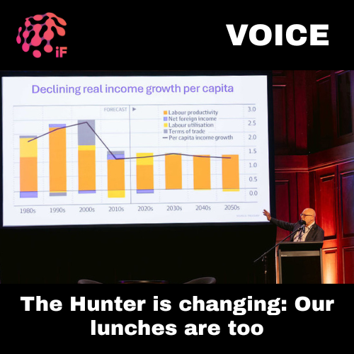 The Hunter is changing: Our lunches are too