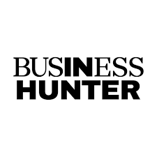 The Business Hunter logo with the words 'BUSINESS' in thin font above 'HUNTER' in bold font.