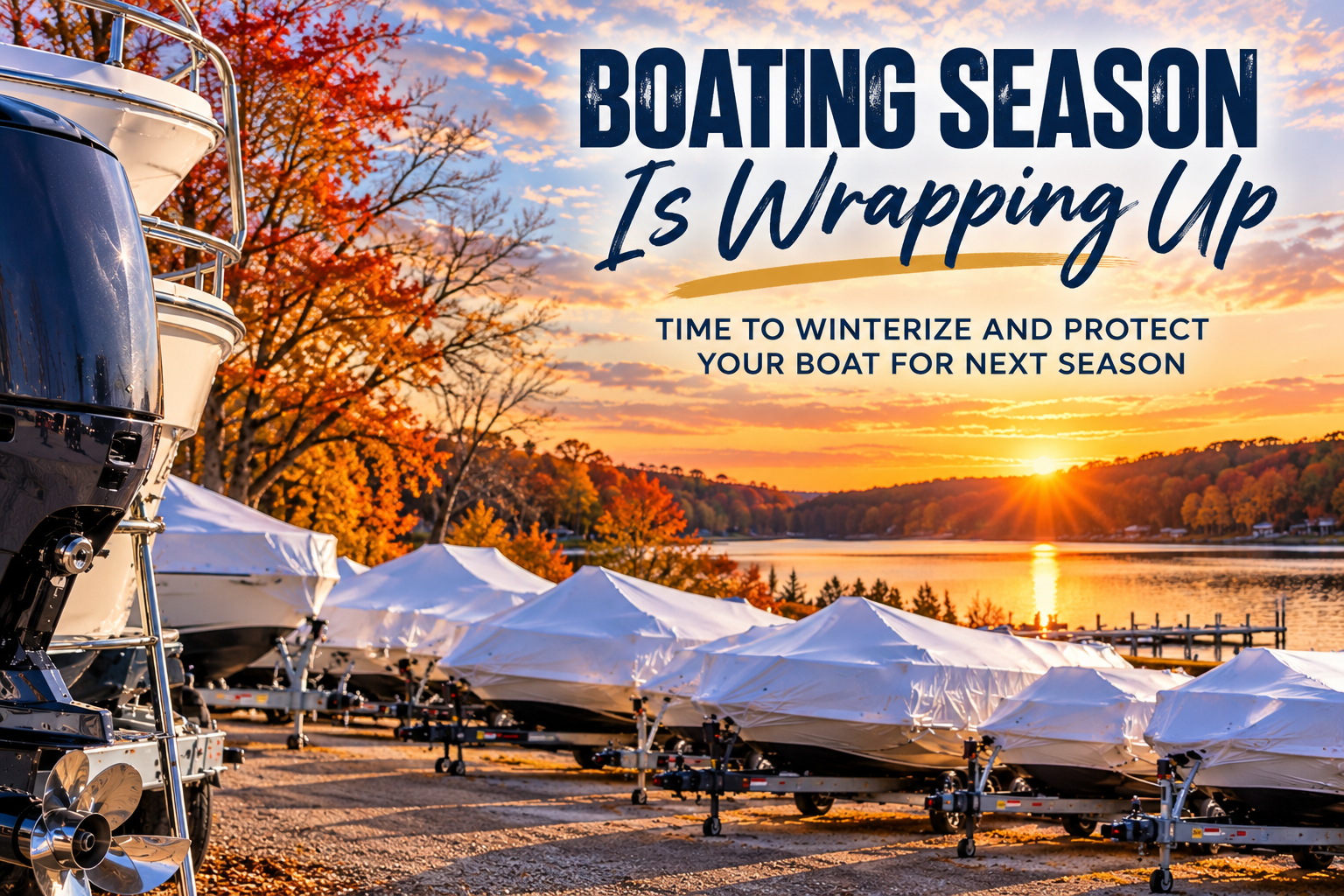 Boating Season Is Wrapping Up — Is Your Boat Ready for Winter?