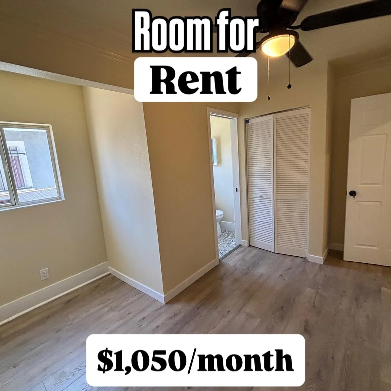 🌴 Room for Rent in LA &ndash; $1,050! 🌴
Skip the studio &mdash; get your own private room + bath in a modern co-living home. Affordable, stylish, and close to everything LA.
✨ Highlights:
✔ Your own private room + bathroom 🛏️
✔ Modern kitchen + sh