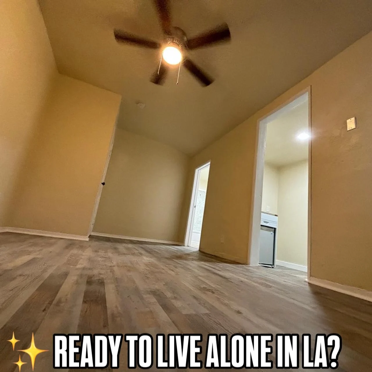 ✨ YOUR OWN LA SPACE IS CLOSER THAN YOU THINK.
No roommates. No noise. No compromises.

This private, move-in-ready studio in Los Angeles is built for people who want calm, comfort, and independence &mdash; without paying luxury prices. Clean, bright,