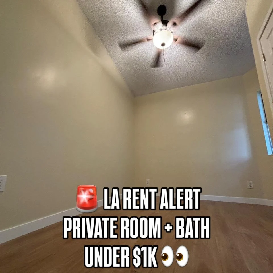 🚨 LA RENTERS &mdash; THIS IS THE PART WHERE YOU STOP SCROLLING.

Because a private room + private bathroom under $1K in Los Angeles usually comes with a catch&hellip;

&hellip;but this one actually delivers. 👀🌴

A clean, comfortable, move-in ready