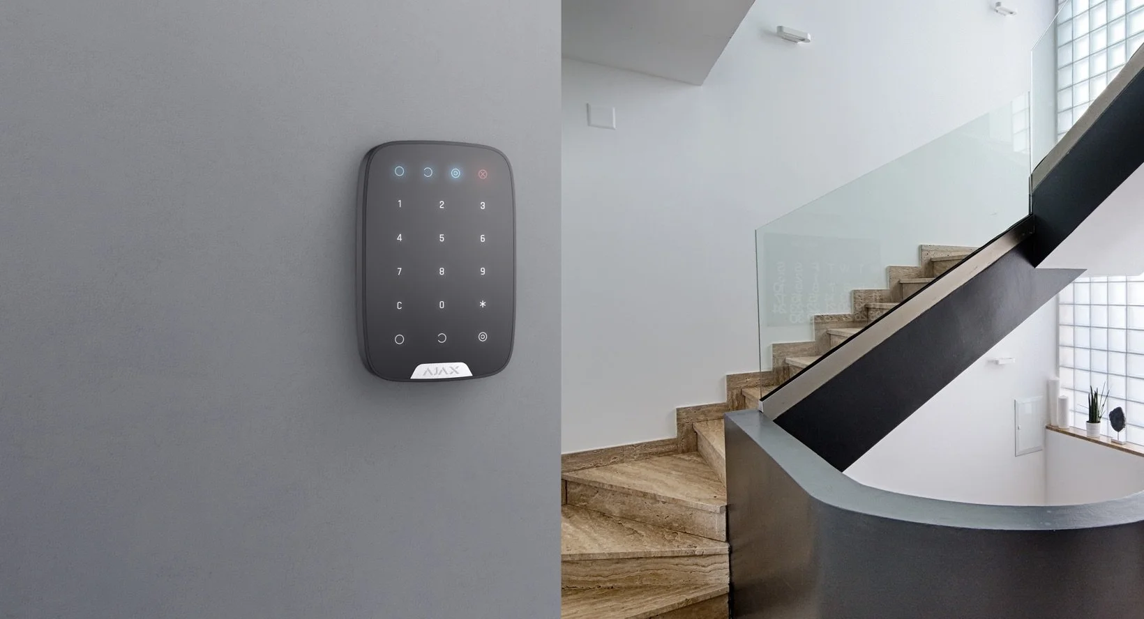 Digital keypad entry panel
Ajax Alarm system