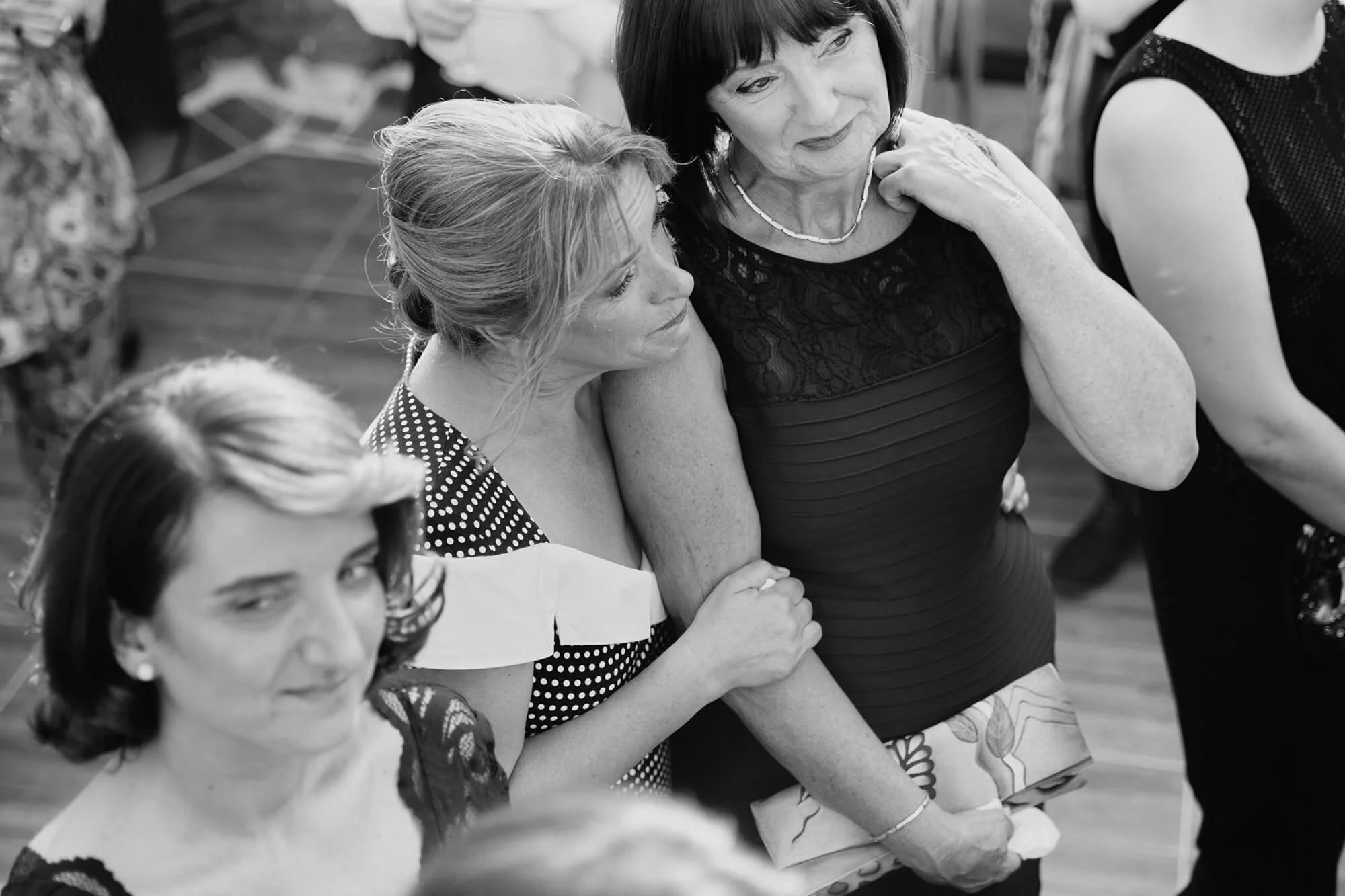 Heartfelt ceremony with guests visibly emotional